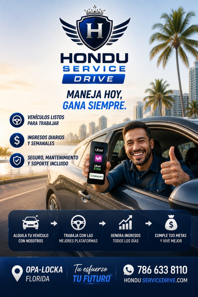Hondu Service Drive Flyer Oficial
